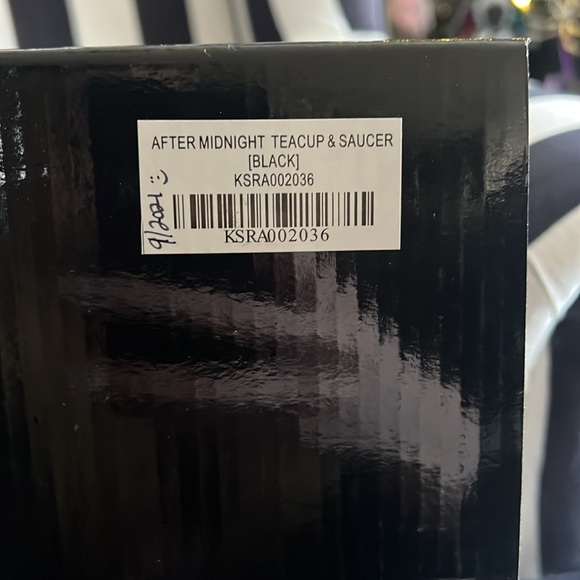 Killstar Black Bat Teacup and Saucer Set (2) NWT - Picture 7 of 8